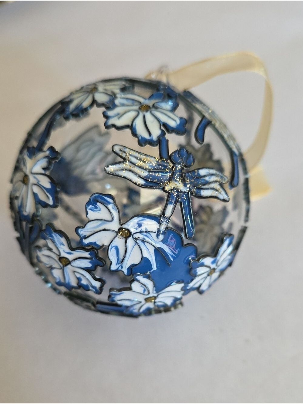 The Met, Dragonfly Cloisonne Ornament